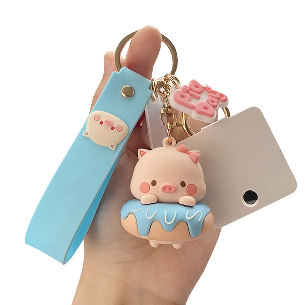 Cute Kawaii Pig Keychain Accessories, Cute Cartoon Pig Keychain
